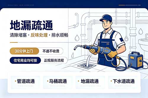 莱西地漏疏通